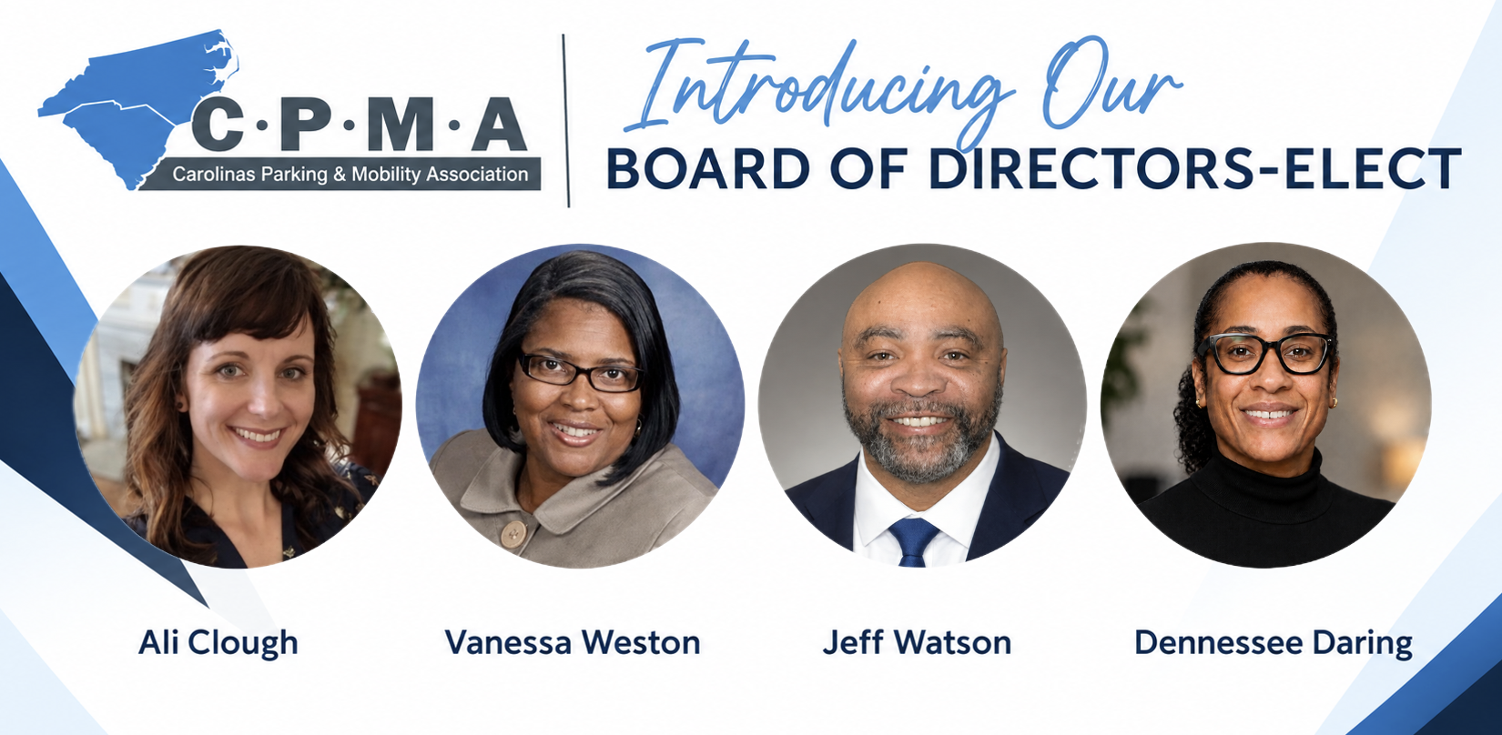 Image showing Ali Clough, Vanessa Weston, Jeff Watson, and Dennessee Daring as board of directors elect